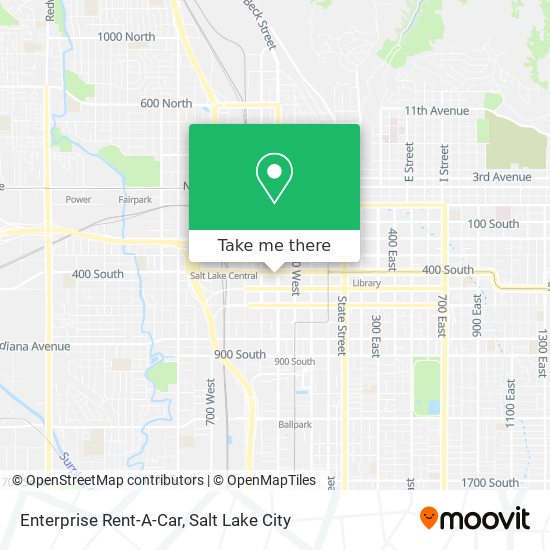 Enterprise Rent-A-Car map