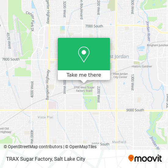 TRAX Sugar Factory map