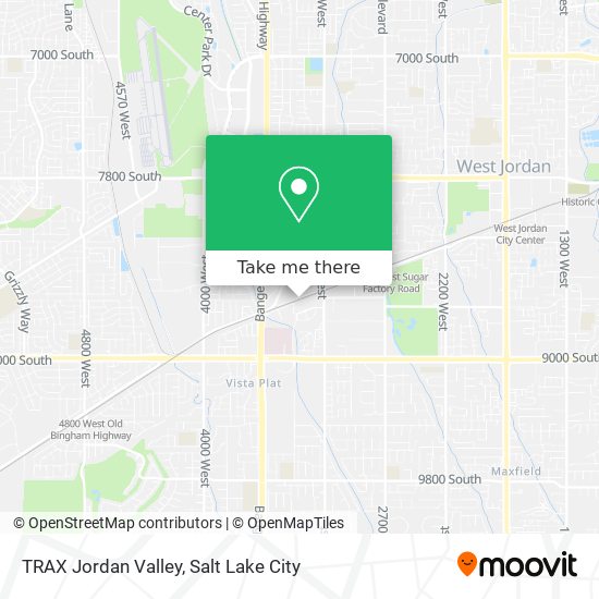 Mapa de TRAX Jordan Valley
