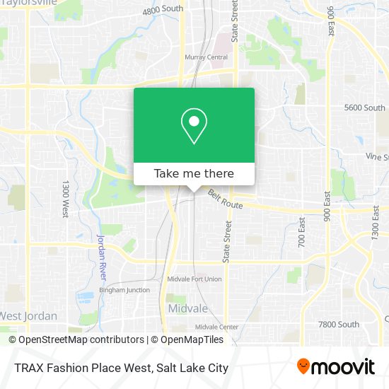 Mapa de TRAX Fashion Place West