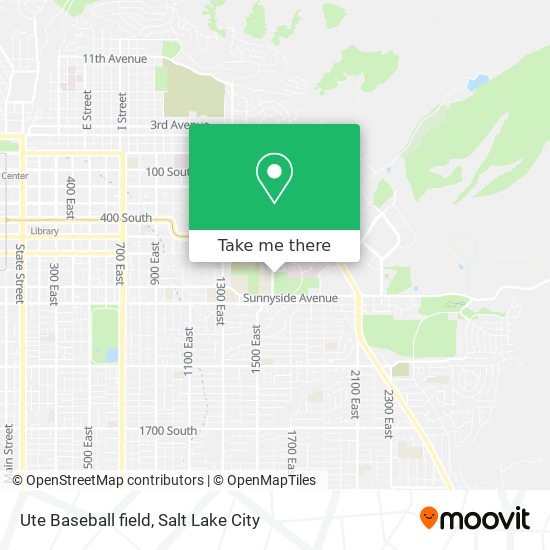 Ute Baseball field map