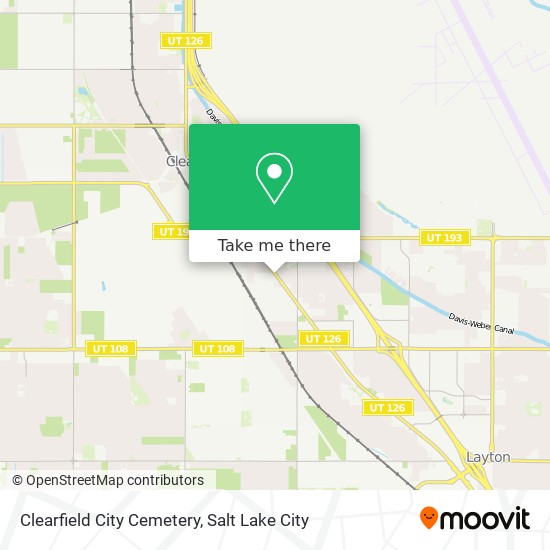 Clearfield City Cemetery map