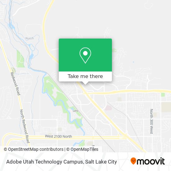 Mapa de Adobe Utah Technology Campus