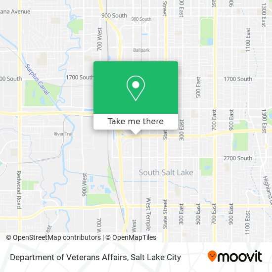 Mapa de Department of Veterans Affairs