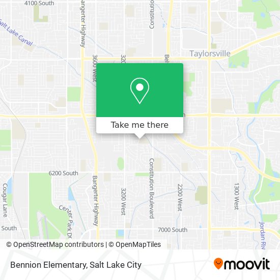 Bennion Elementary map
