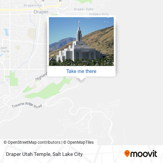 Mapa de Draper Utah Temple