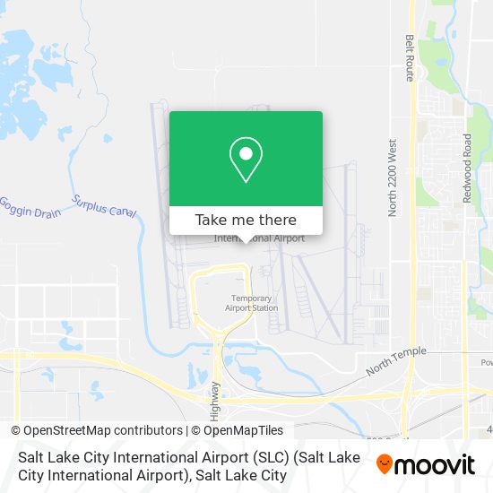 Mapa de Salt Lake City International Airport (SLC) (Salt Lake City International Airport)