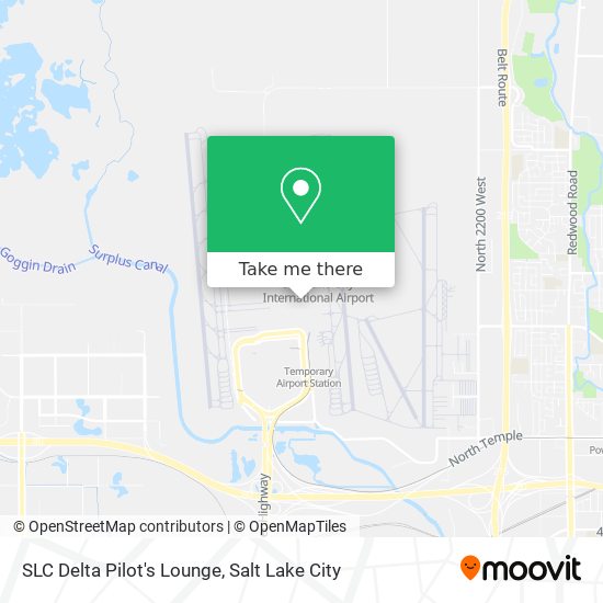 SLC Delta Pilot's Lounge map