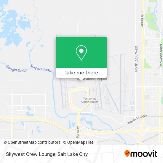 Mapa de Skywest Crew Lounge