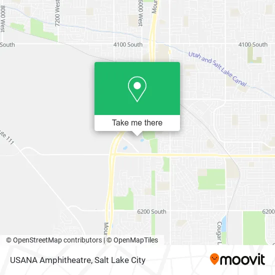 USANA Amphitheatre map