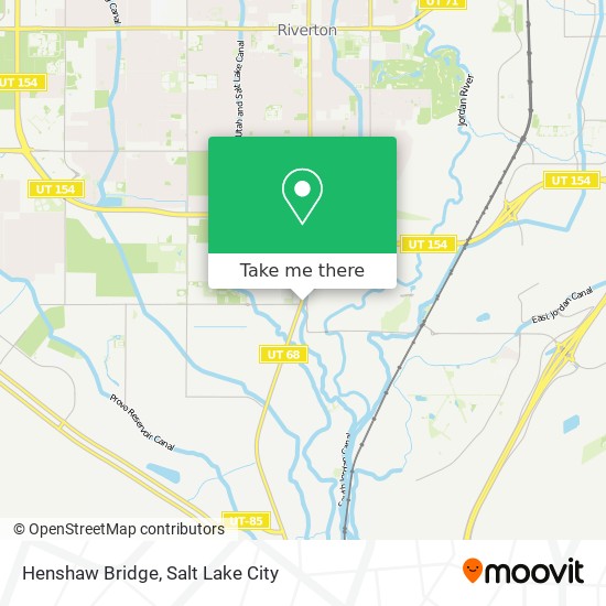 Henshaw Bridge map