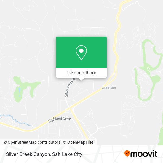 Silver Creek Canyon map