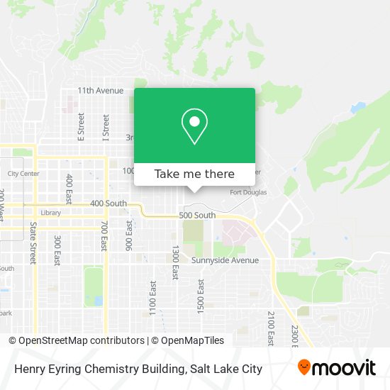 Henry Eyring Chemistry Building map