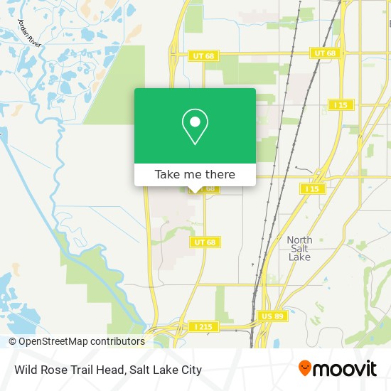 Wild Rose Trail Head map