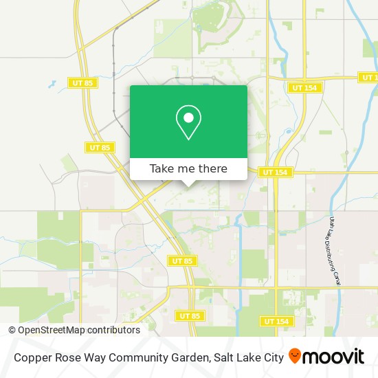 Copper Rose Way Community Garden map