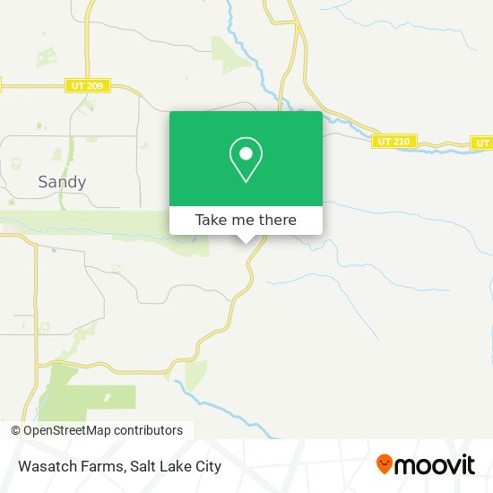 Wasatch Farms map