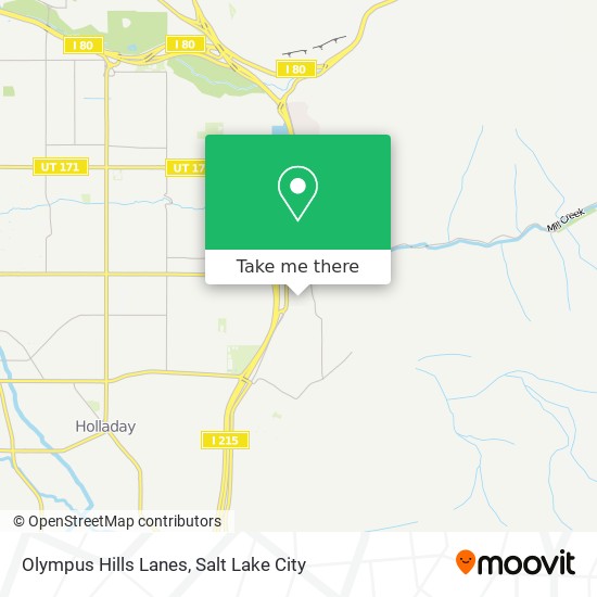 Mapa de Olympus Hills Lanes