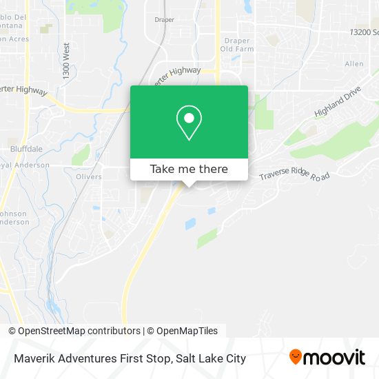 Mapa de Maverik Adventures First Stop