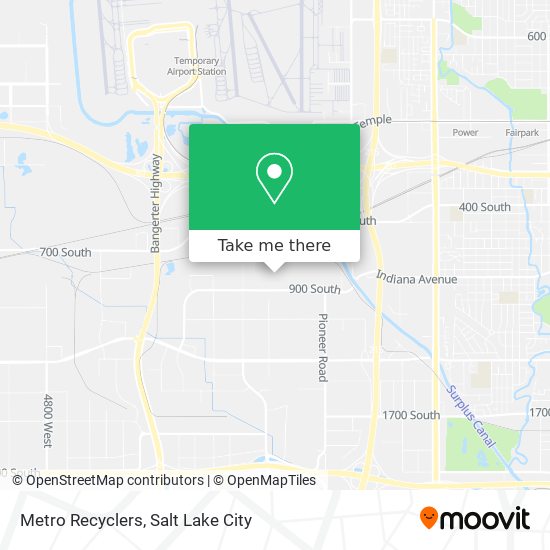 Metro Recyclers map