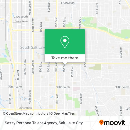 Sassy Persona Talent Agency map
