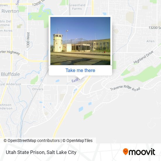 Utah State Prison map