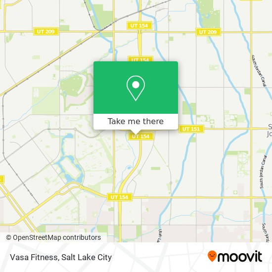 Vasa Fitness map