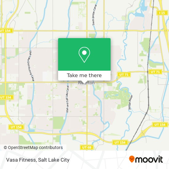 Vasa Fitness map