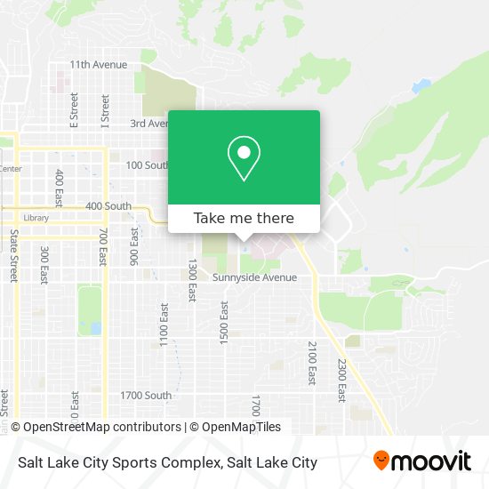Salt Lake City Sports Complex map