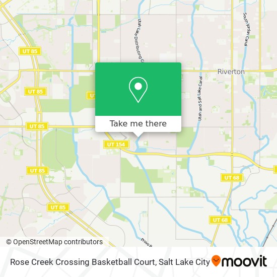 Rose Creek Crossing Basketball Court map