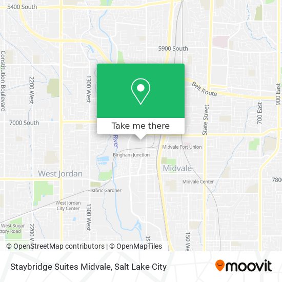 Mapa de Staybridge Suites Midvale