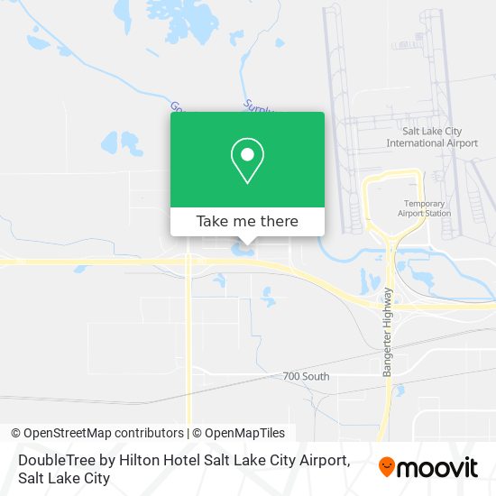DoubleTree by Hilton Hotel Salt Lake City Airport map