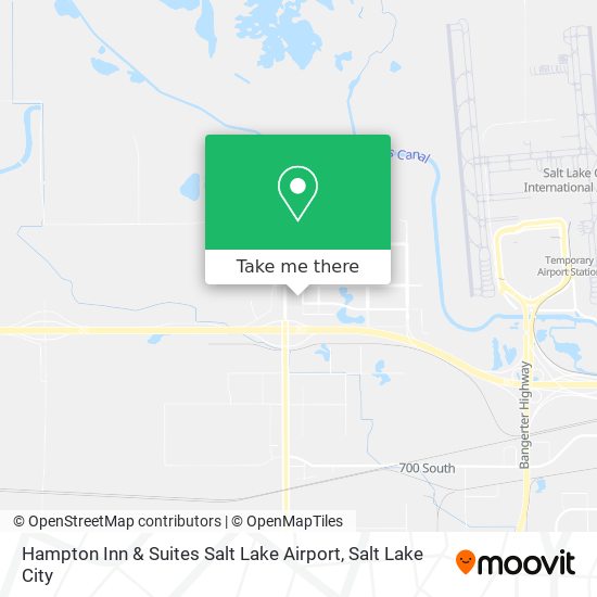 Mapa de Hampton Inn & Suites Salt Lake Airport