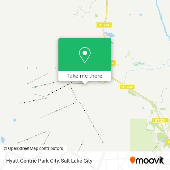 Mapa de Hyatt Centric Park City