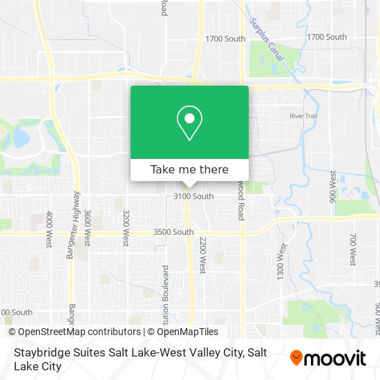 Staybridge Suites Salt Lake-West Valley City map