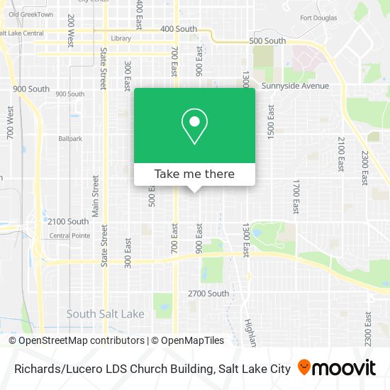 Mapa de Richards / Lucero LDS Church Building