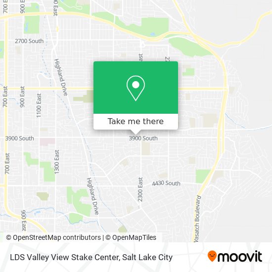 LDS Valley View Stake Center map
