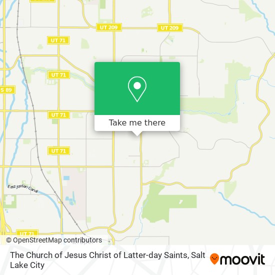 The Church of Jesus Christ of Latter-day Saints map