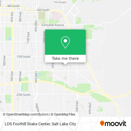 Mapa de LDS Foothill Stake Center