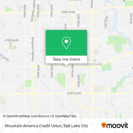 Mapa de Mountain America Credit Union