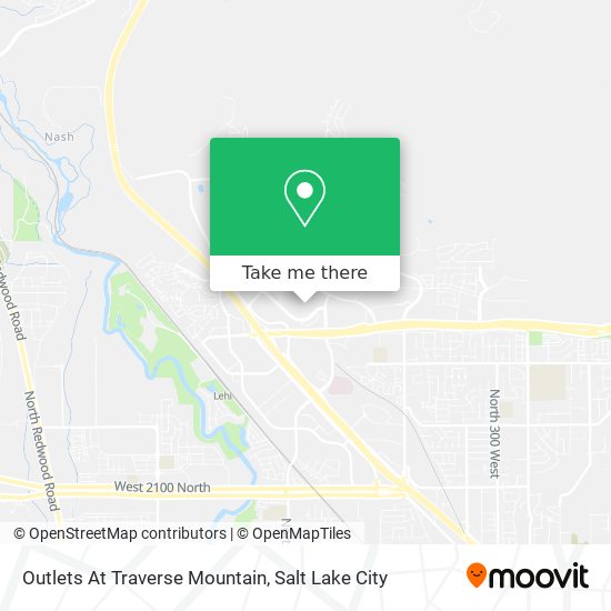 Outlets At Traverse Mountain map