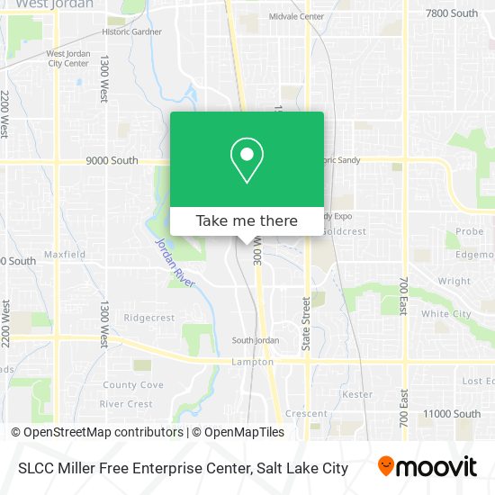 SLCC Miller Free Enterprise Center map