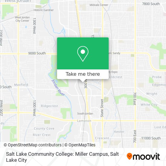 Mapa de Salt Lake Community College: Miller Campus