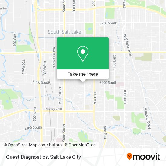 Quest Diagnostics map