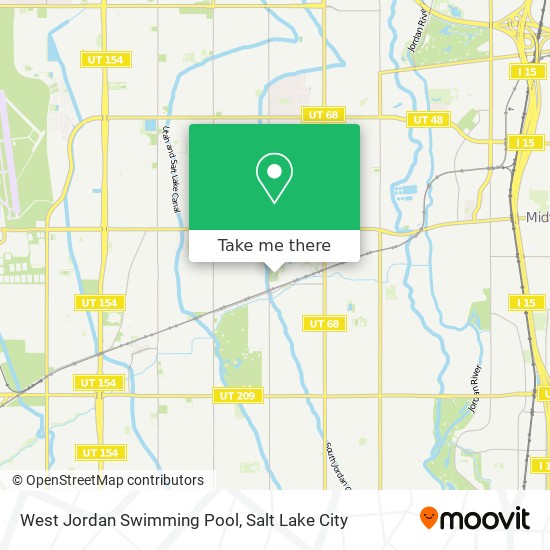 Mapa de West Jordan Swimming Pool