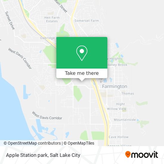 Mapa de Apple Station park