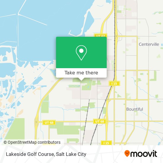 Lakeside Golf Course map
