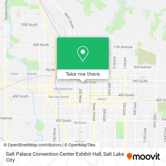 Salt Palace Convention Center Exhibit Hall map