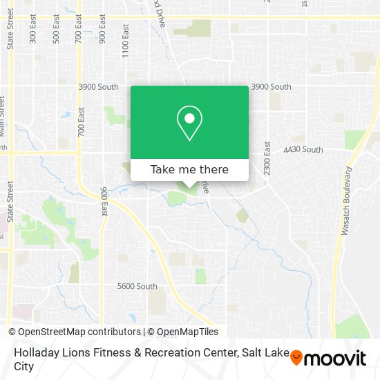 Holladay Lions Fitness & Recreation Center map