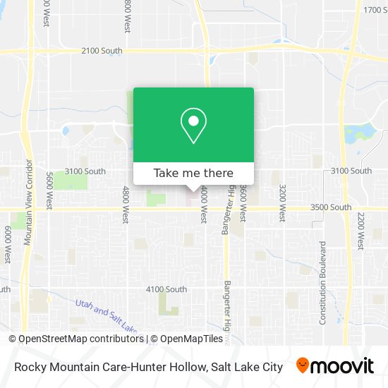 Mapa de Rocky Mountain Care-Hunter Hollow