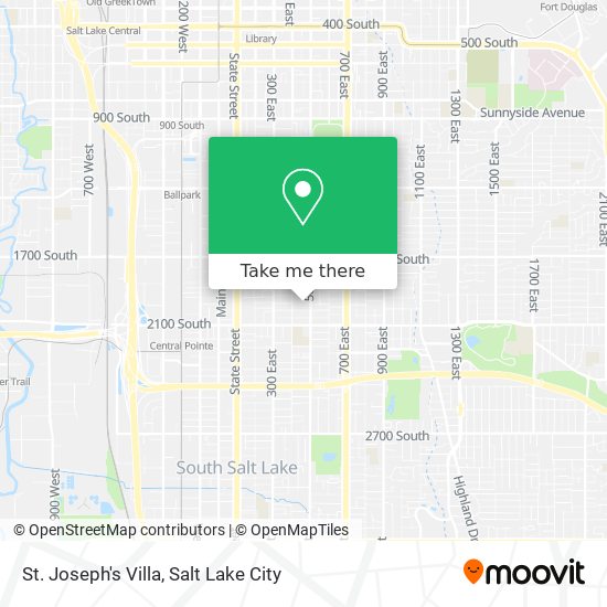 St. Joseph's Villa map